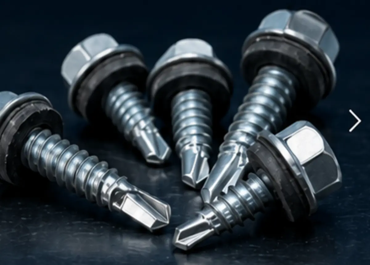 Hex washer head self-drilling screws